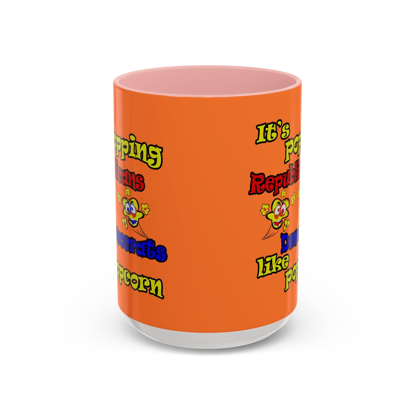 popping like popcorn - Accent Mug (crusta)