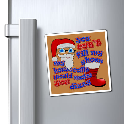 santa's shoes - Magnets - (light brown)