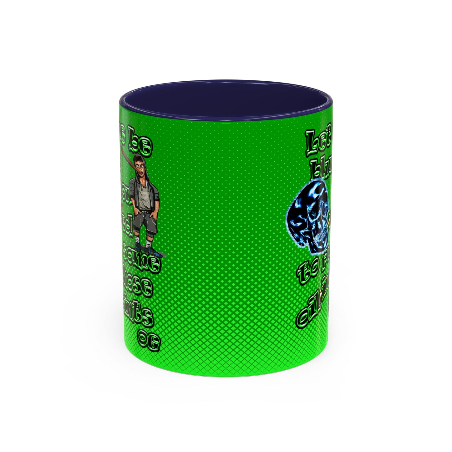 og - Accent Mug (logo green)