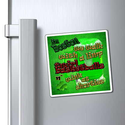 celtics logo - Magnets - (green turf)
