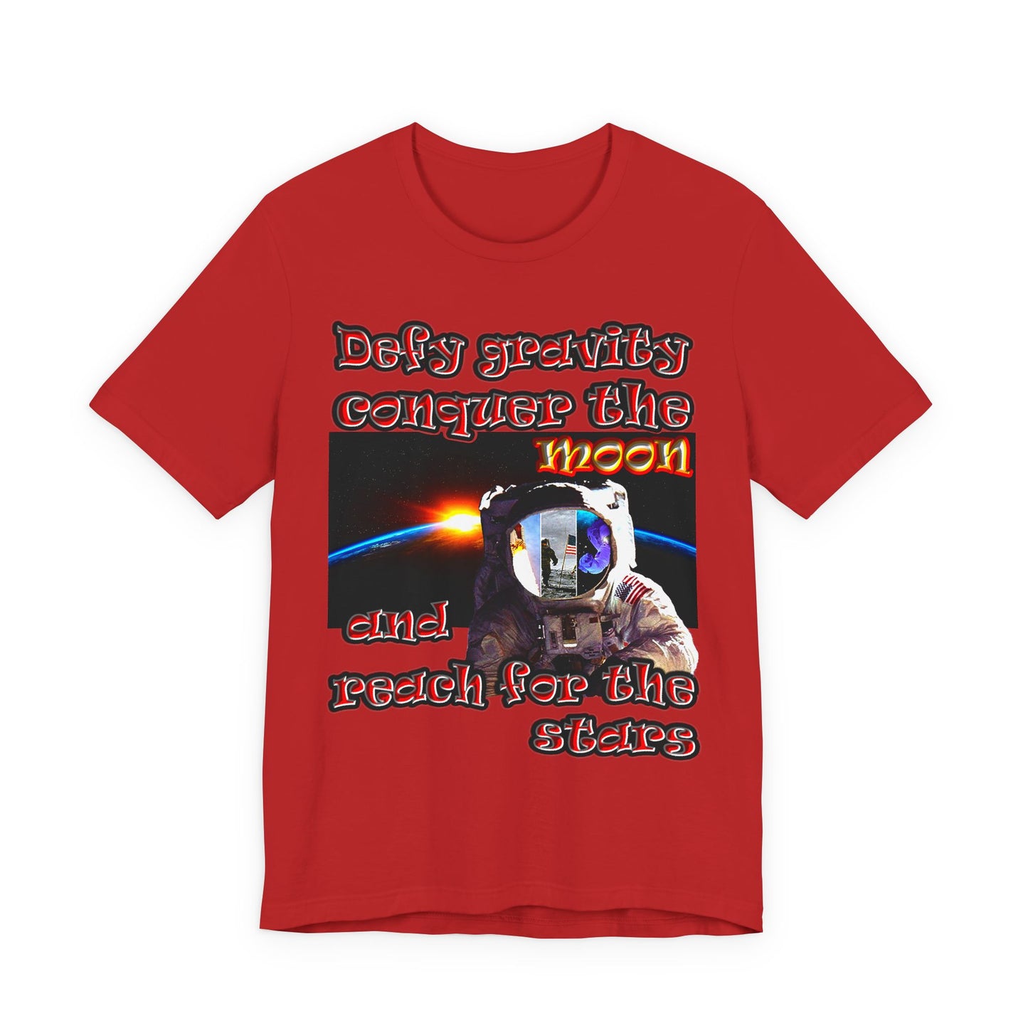 defy conquer reach - Unisex Jersey Short Sleeve Tee