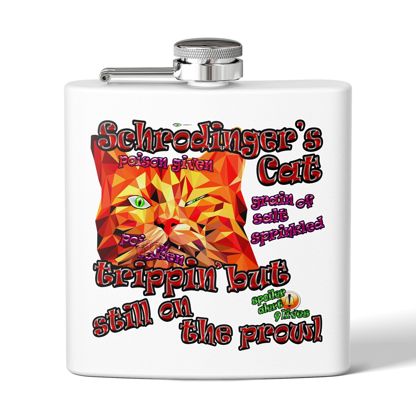 schrodinger's cat - Stainless Steel Flask