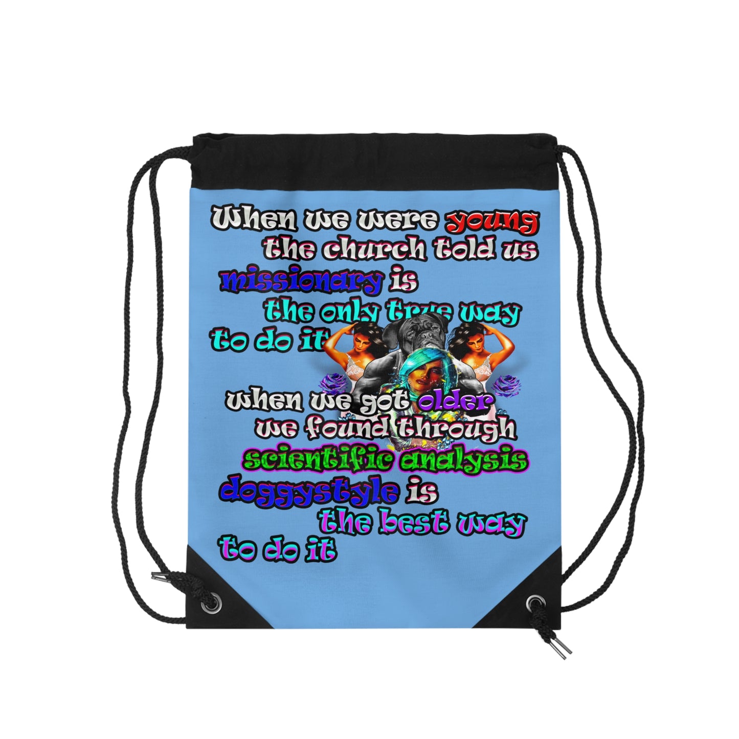 doggystyle - Drawstring Bag (light blue)
