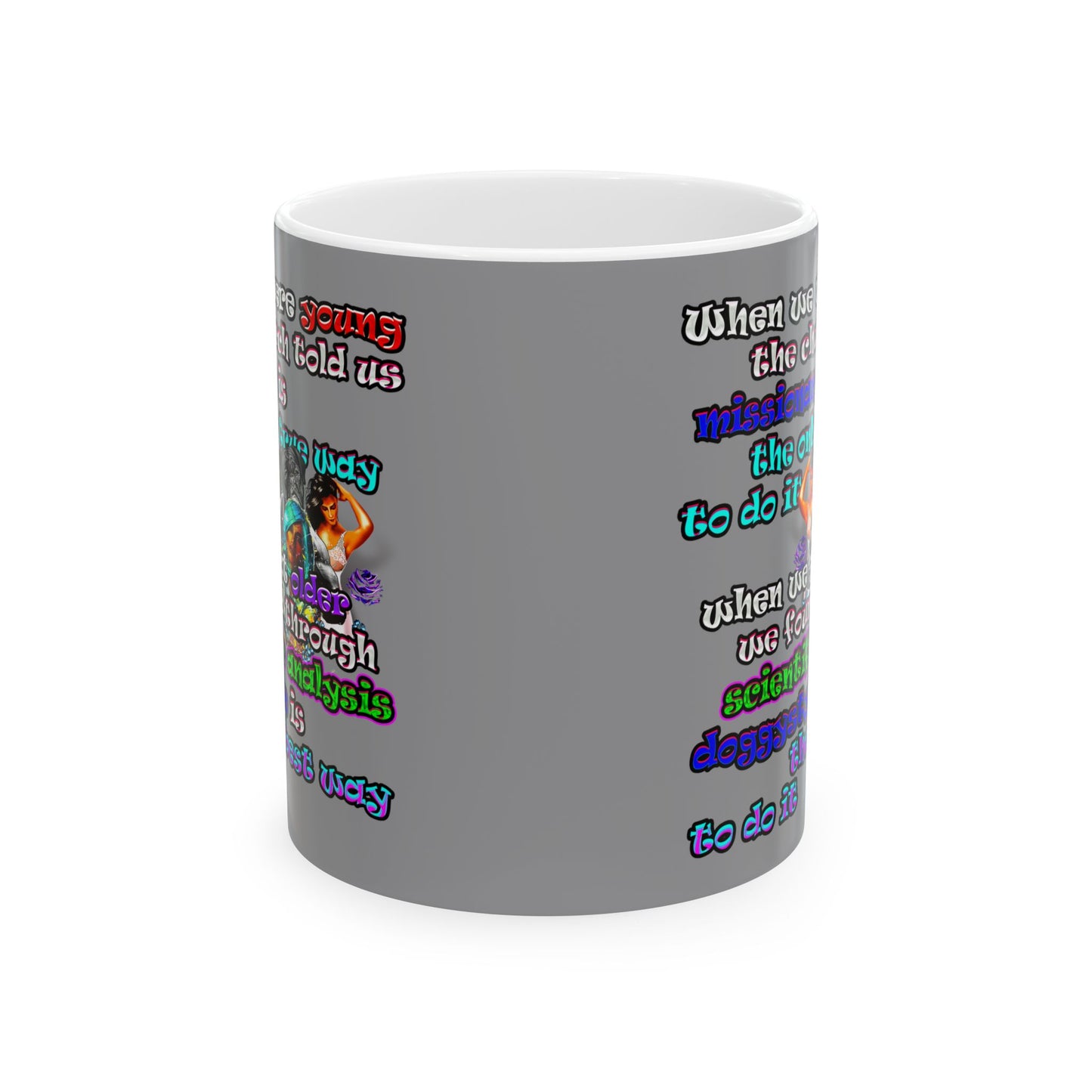 doggystyle - White Mug (grey)