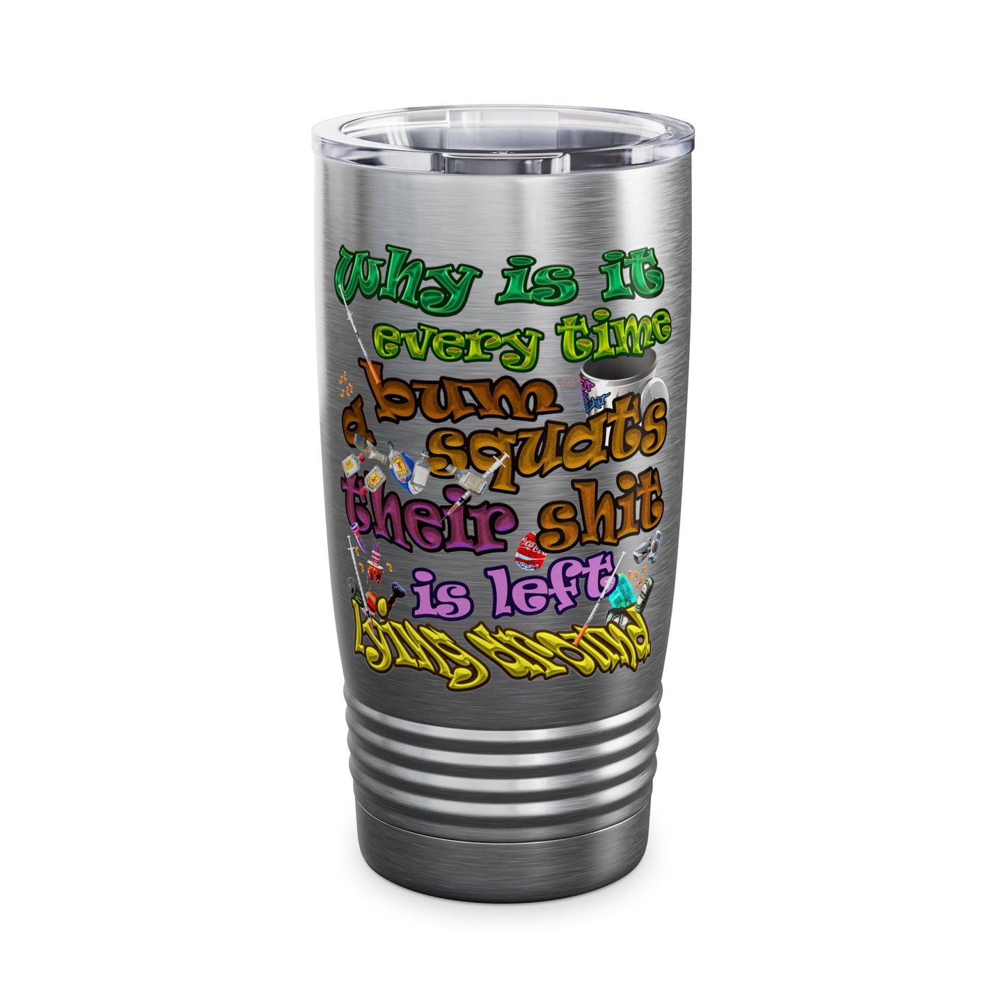 love peace - Ringneck Tumbler, 20oz