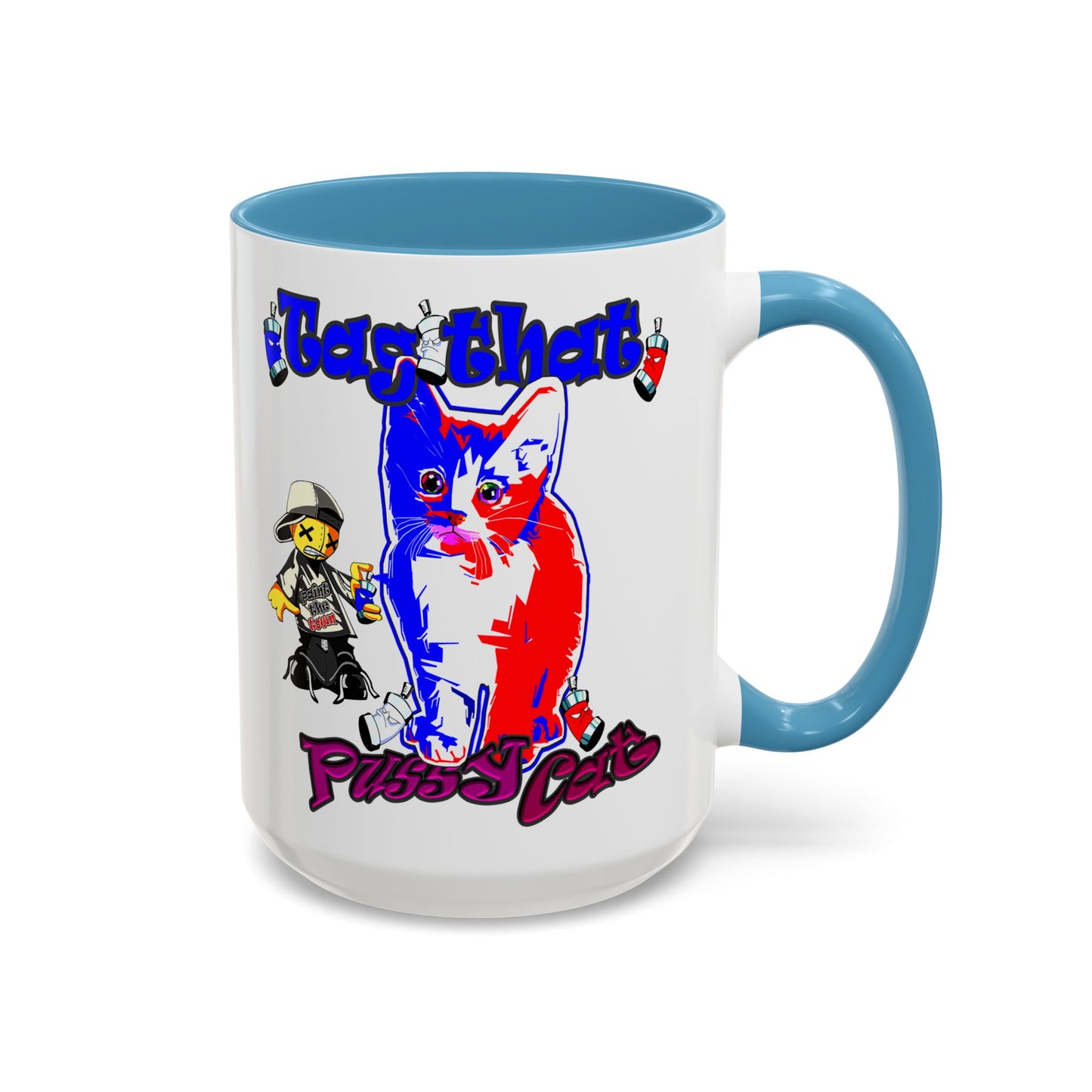 tag that - Accent Mug (white)