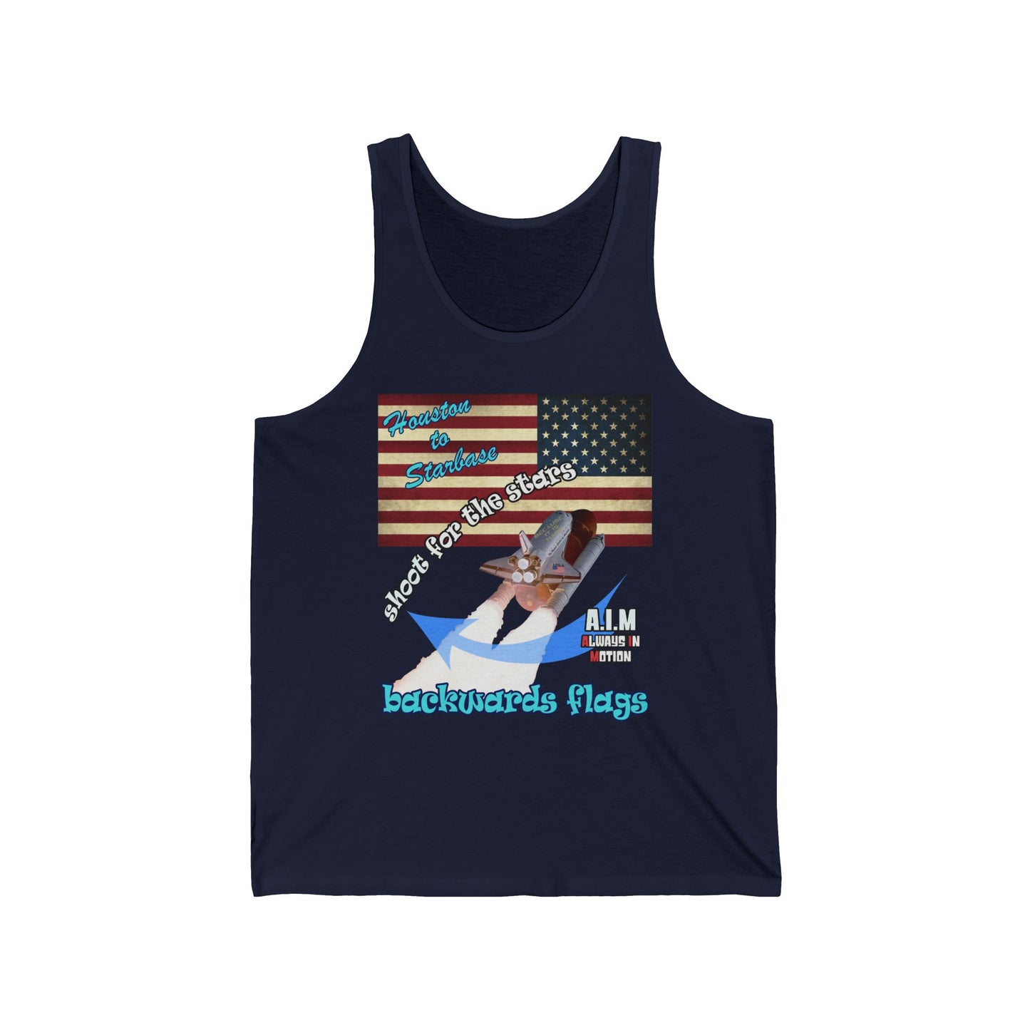shoot for the stars - Unisex Jersey Tank