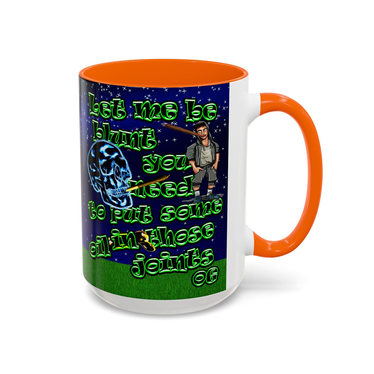 og - Accent Mug ('snoops' background)