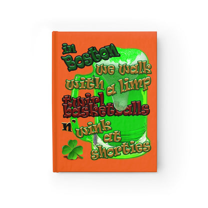 celtics logo - journal-lined (orange)