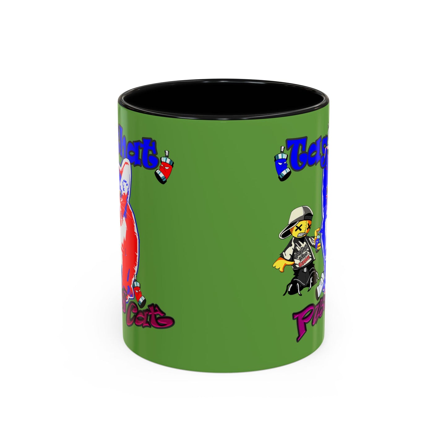 tag that - Accent Mug (green)