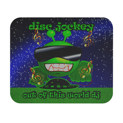disc jockey - Mouse Pad (Rectangle) ('snoops' background)