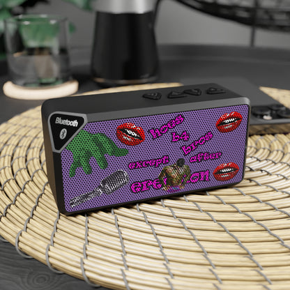 hoes b4 bros - Jabba Bluetooth Speaker (light purple)
