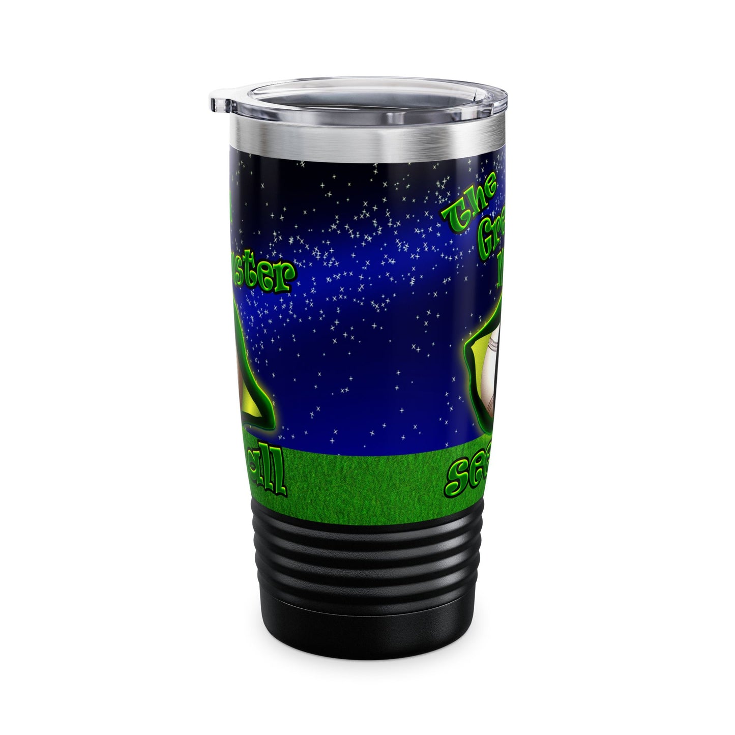 green monster - Ringneck Tumbler, 20oz ('snoops' background)