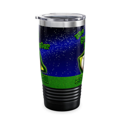 green monster - Ringneck Tumbler, 20oz ('snoops' background)