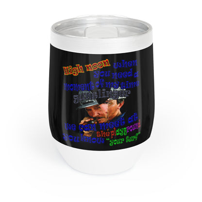 high noon - Chill Wine Tumbler (black)