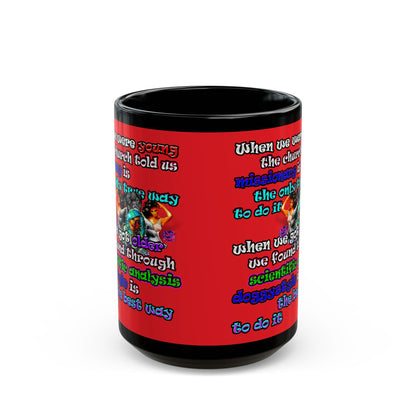 doggystyle - Black Mug (red)