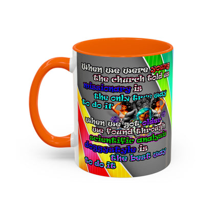 doggystyle - Accent Mug (rainbow split)