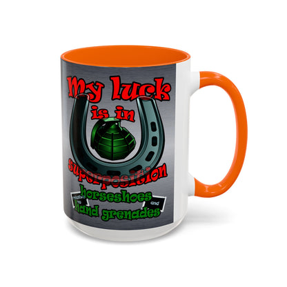 my luck - Accent Mug (brushed nickel)