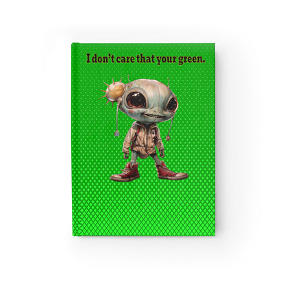 I don't care that your green - journal-blank (logo green)
