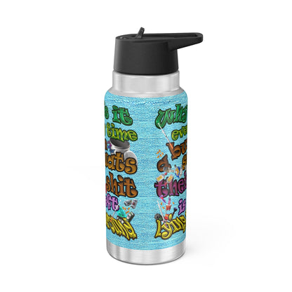 the bum's shit - Gator Tumbler, 32oz (faded blue)