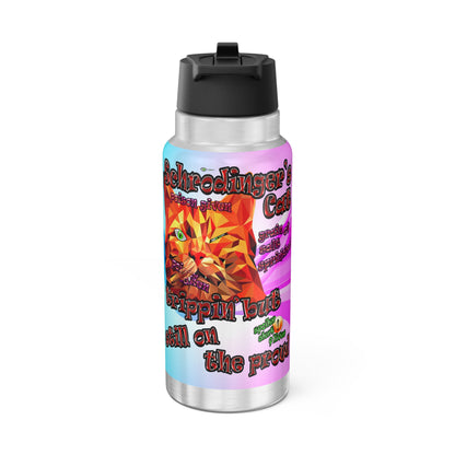 schrodinger's cat - Gator Tumbler, 32oz  (light blue-pink wave)