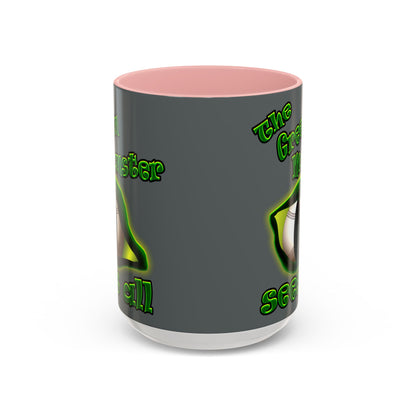 green monster - Accent Mug (dark grey)