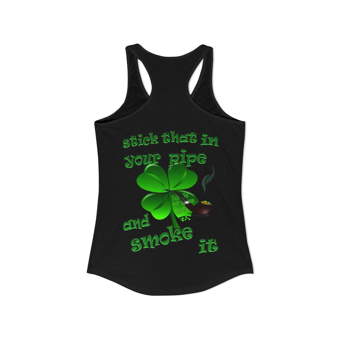 celtics logo - Women's Ideal Racerback Tank