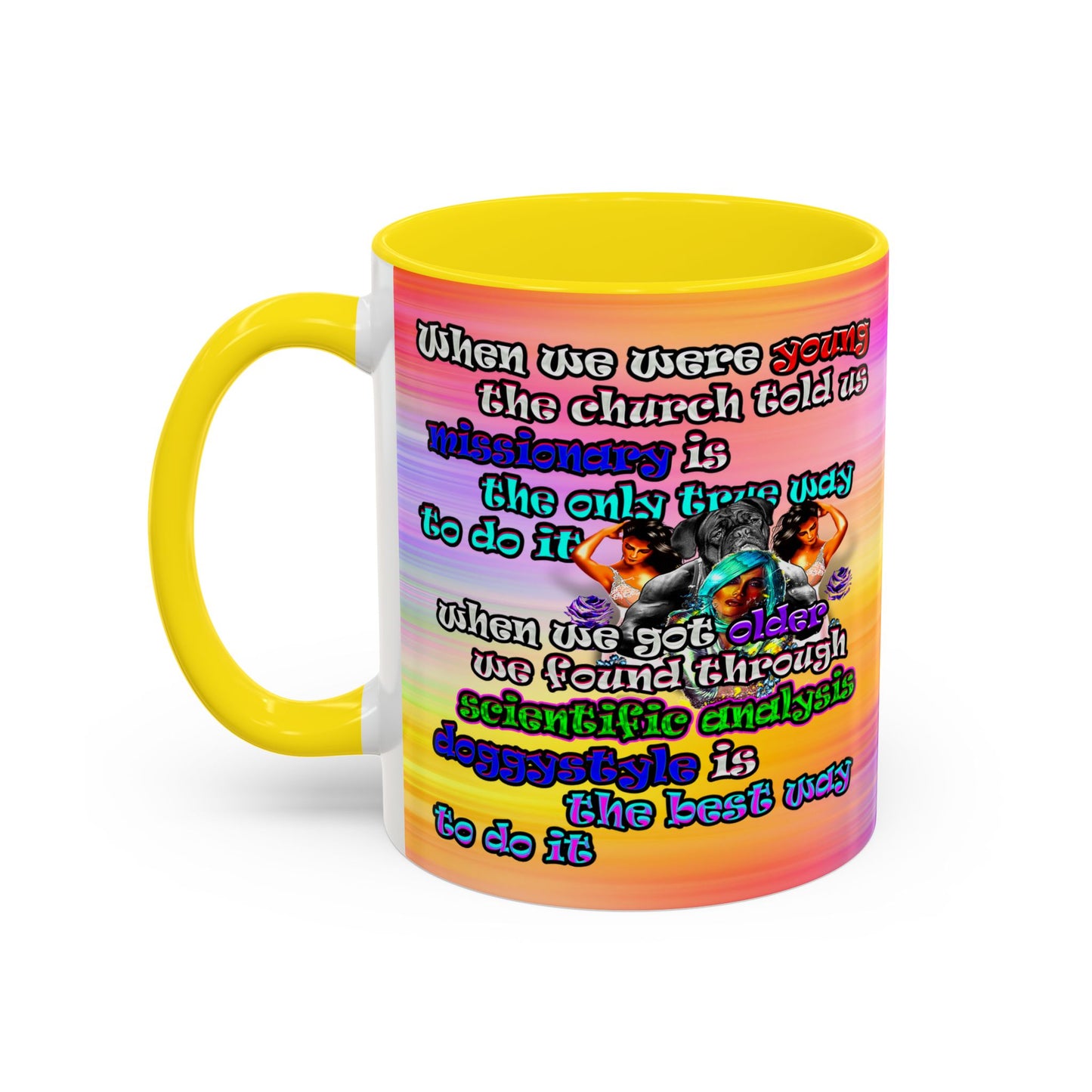 doggystyle - Accent Mug (color blur)