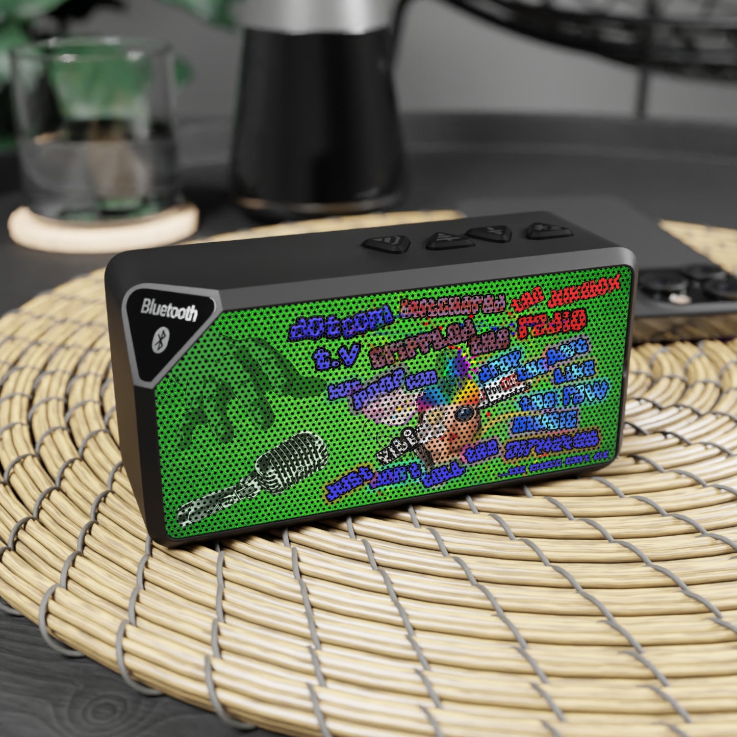 drop the beat - Jabba Bluetooth Speaker (green turf)