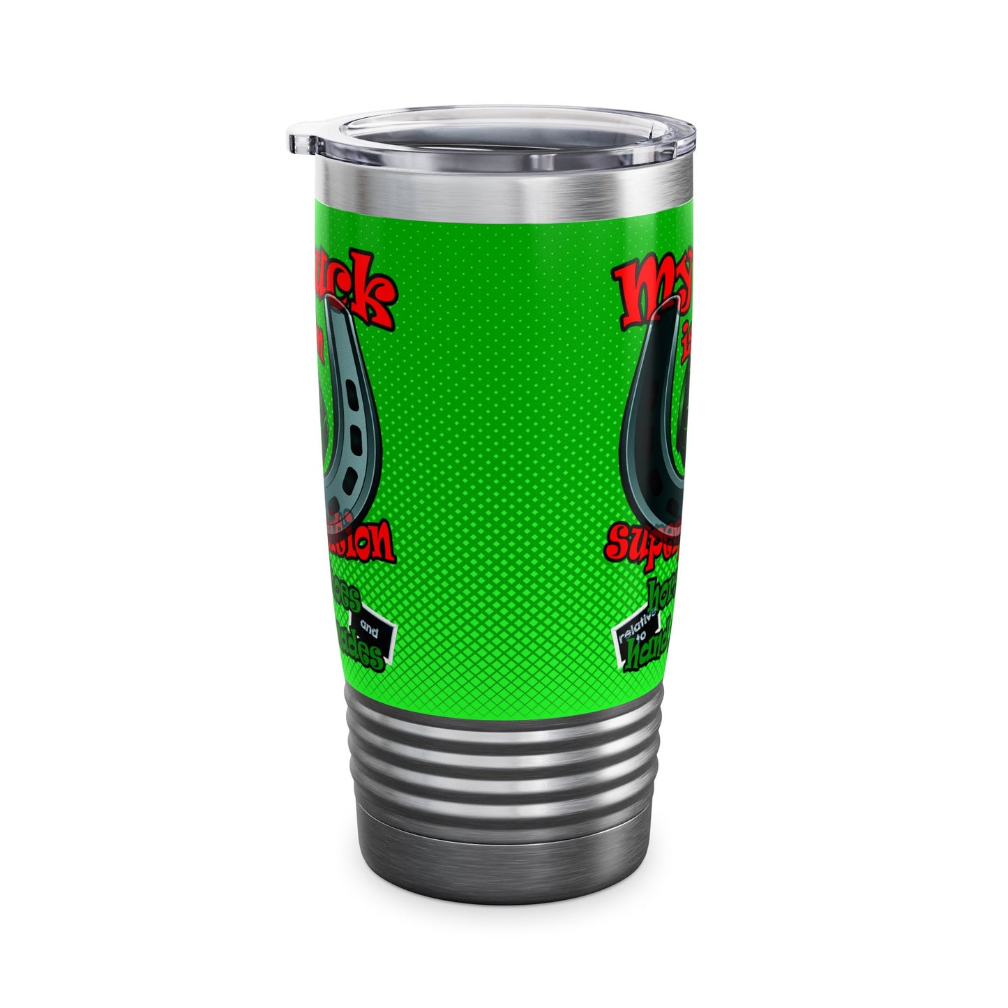 my luck - Ringneck Tumbler, 20oz (logo green)