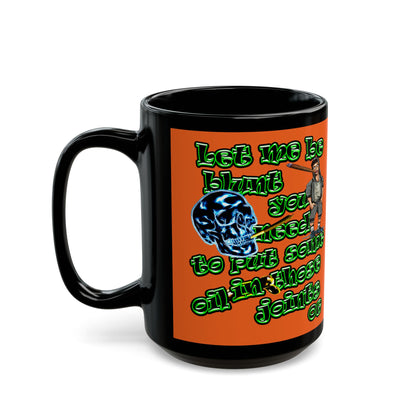 og - Black Mug (orange)