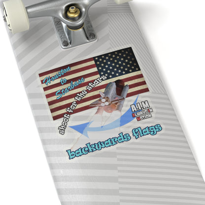 shoot for the stars - Kiss-Cut Stickers