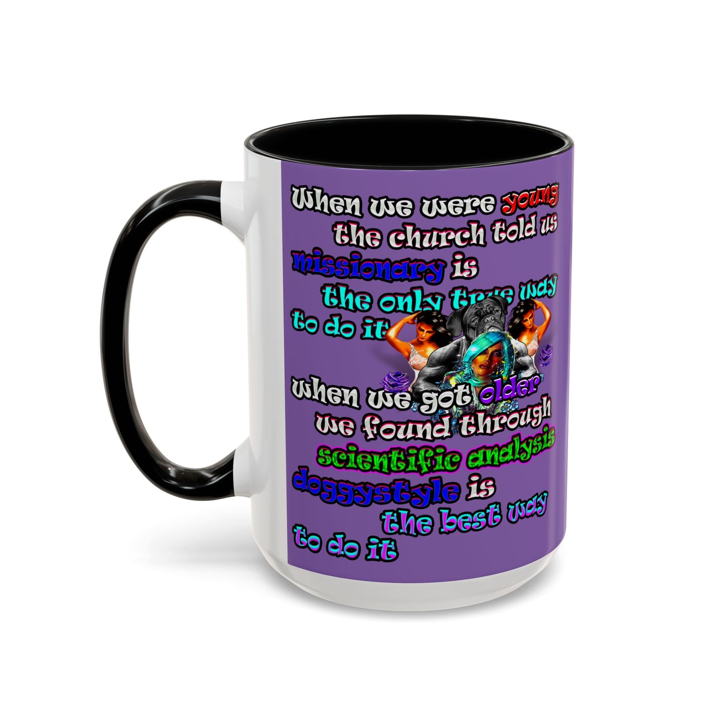 doggystyle - Accent Mug (light purple)