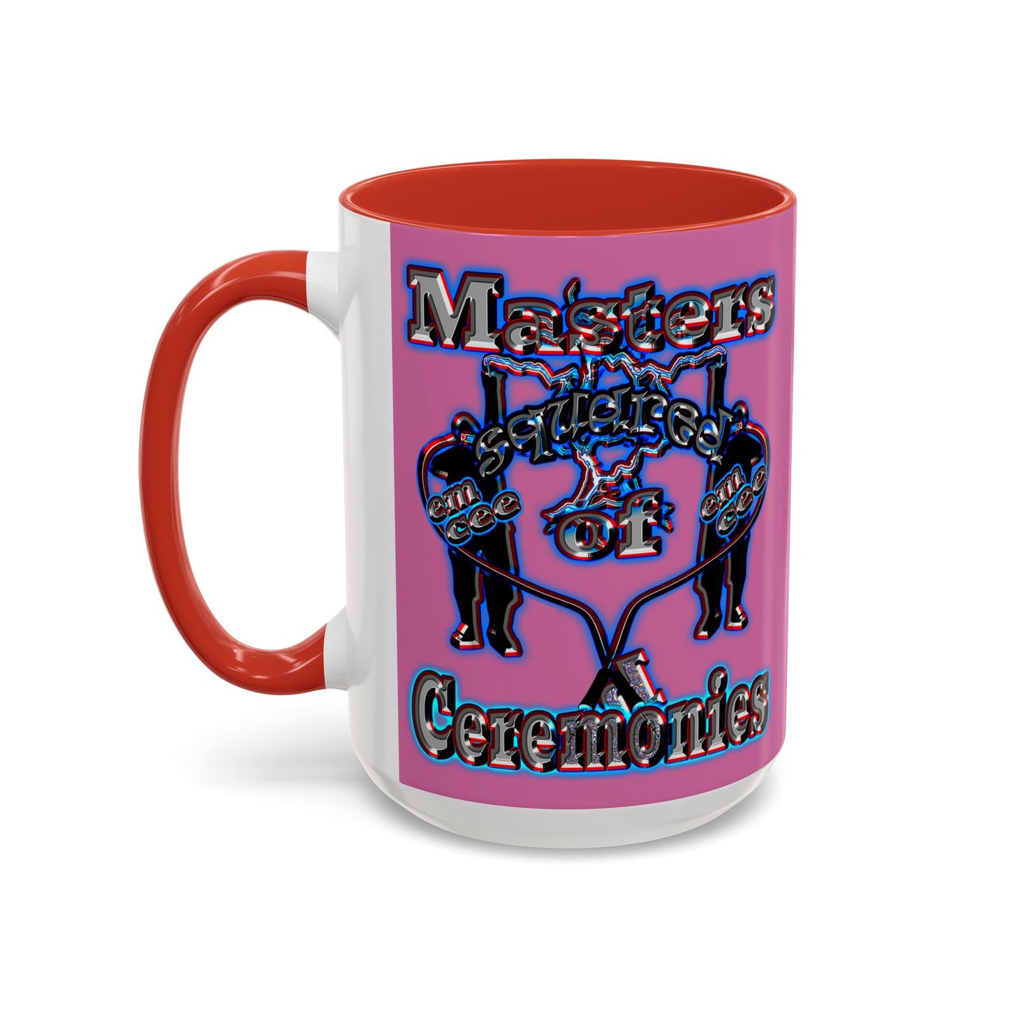 em cee squared - Accent Mug (light pink)