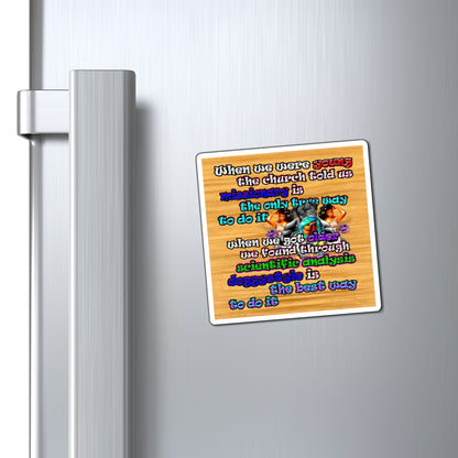 doggystyle - Magnets - (butterscotch wood finish)
