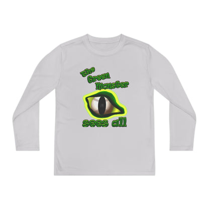 green monster - Youth Long Sleeve Competitor Tee