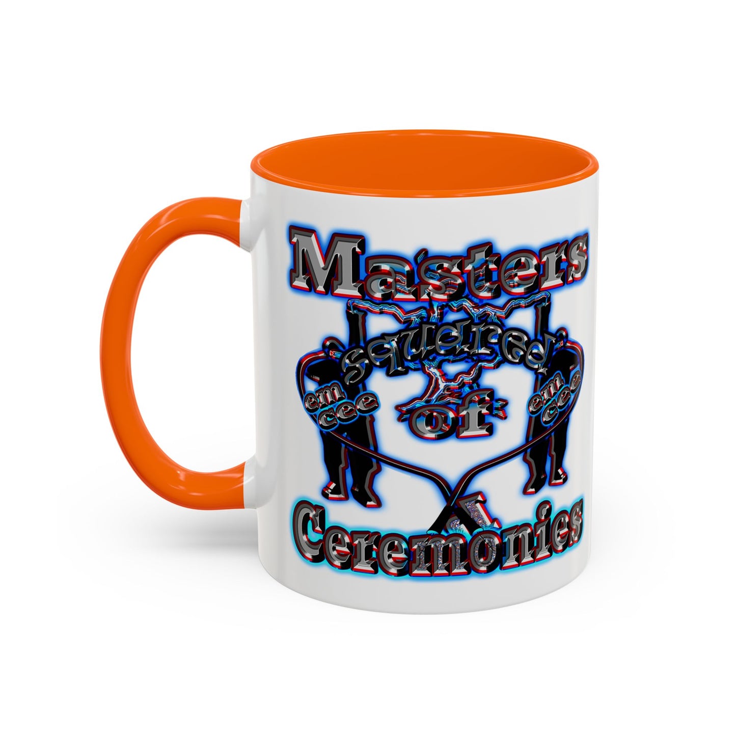 em cee squared - Accent Mug (white)