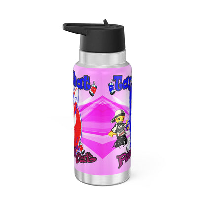 tag that - Gator Tumbler, 32oz  (light blue-pink wave)