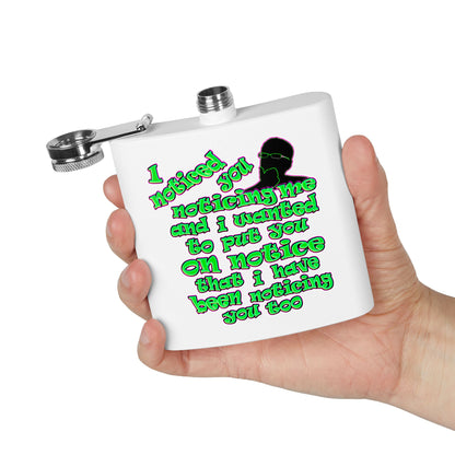 noticed you noticing - Stainless Steel Flask