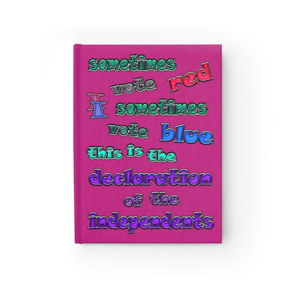 declaration of the independents - journal-blank (pink)