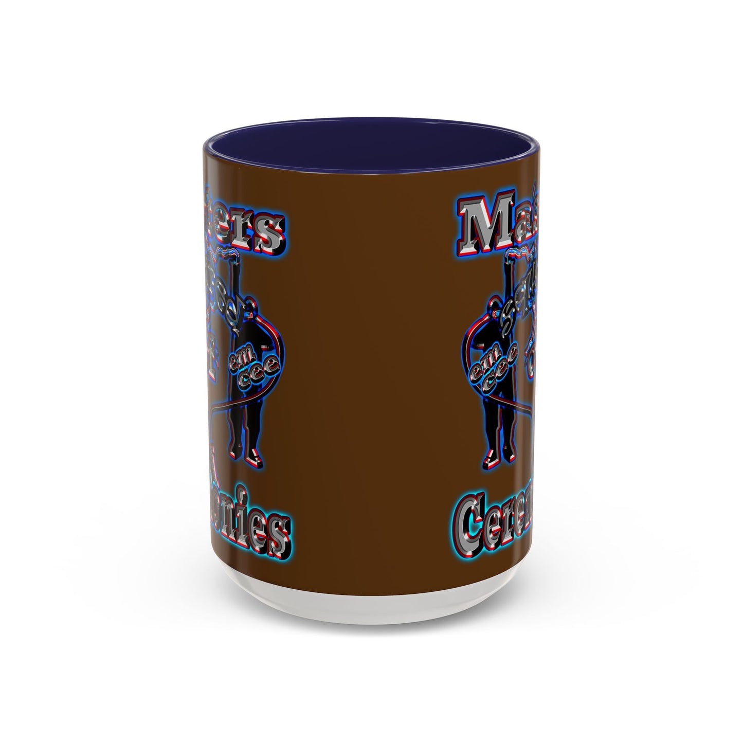 em cee squared - Accent Mug (brown)