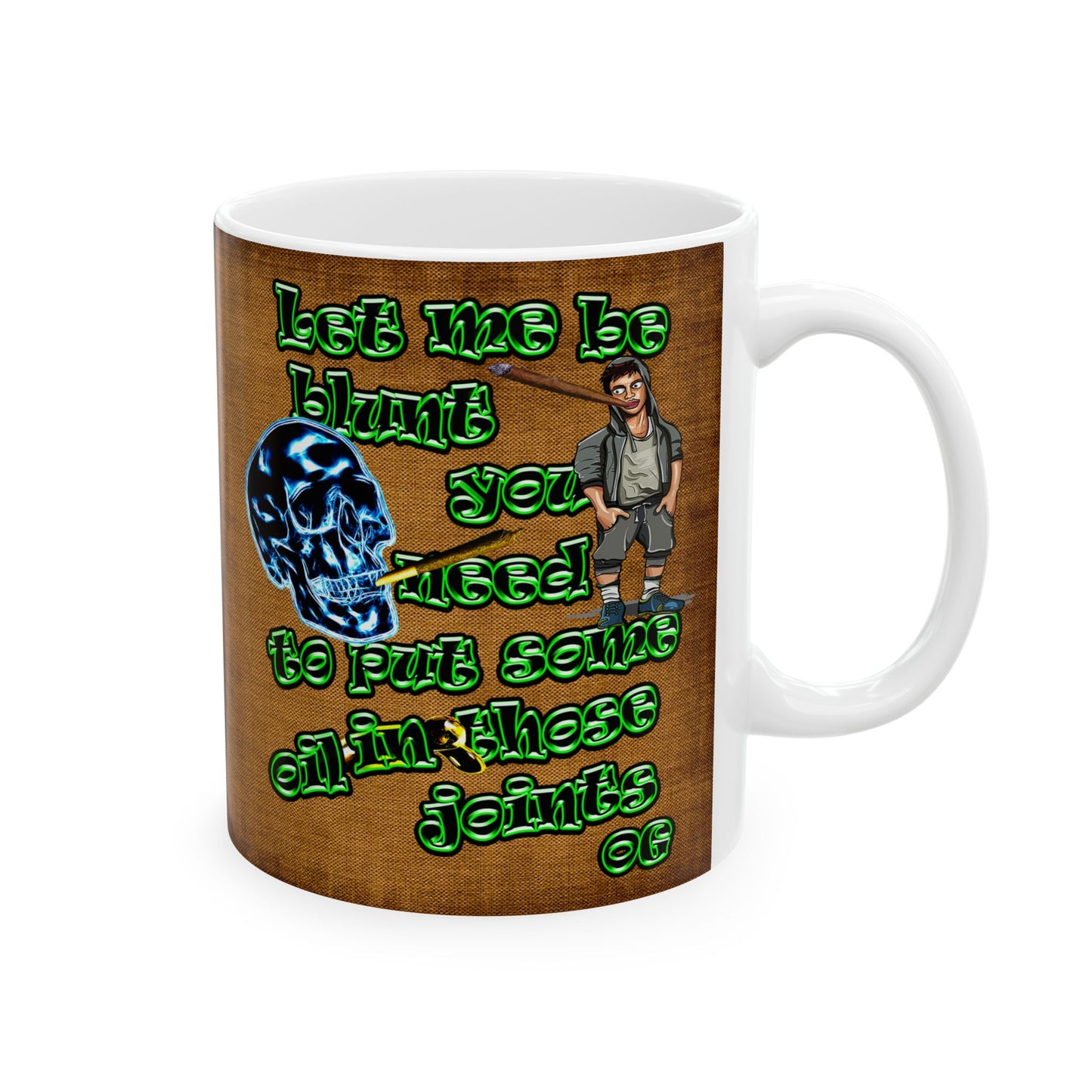 og - White Mug (brown papyrus)