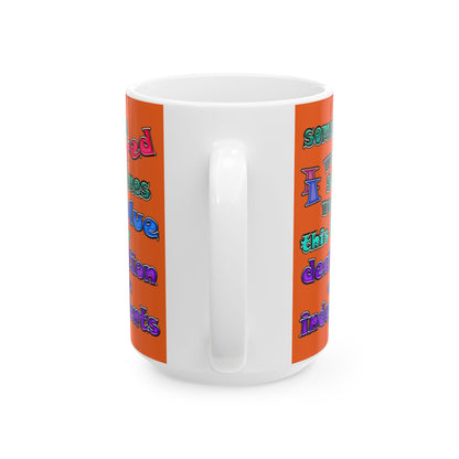 declaration of the independents - White Mug (orange)