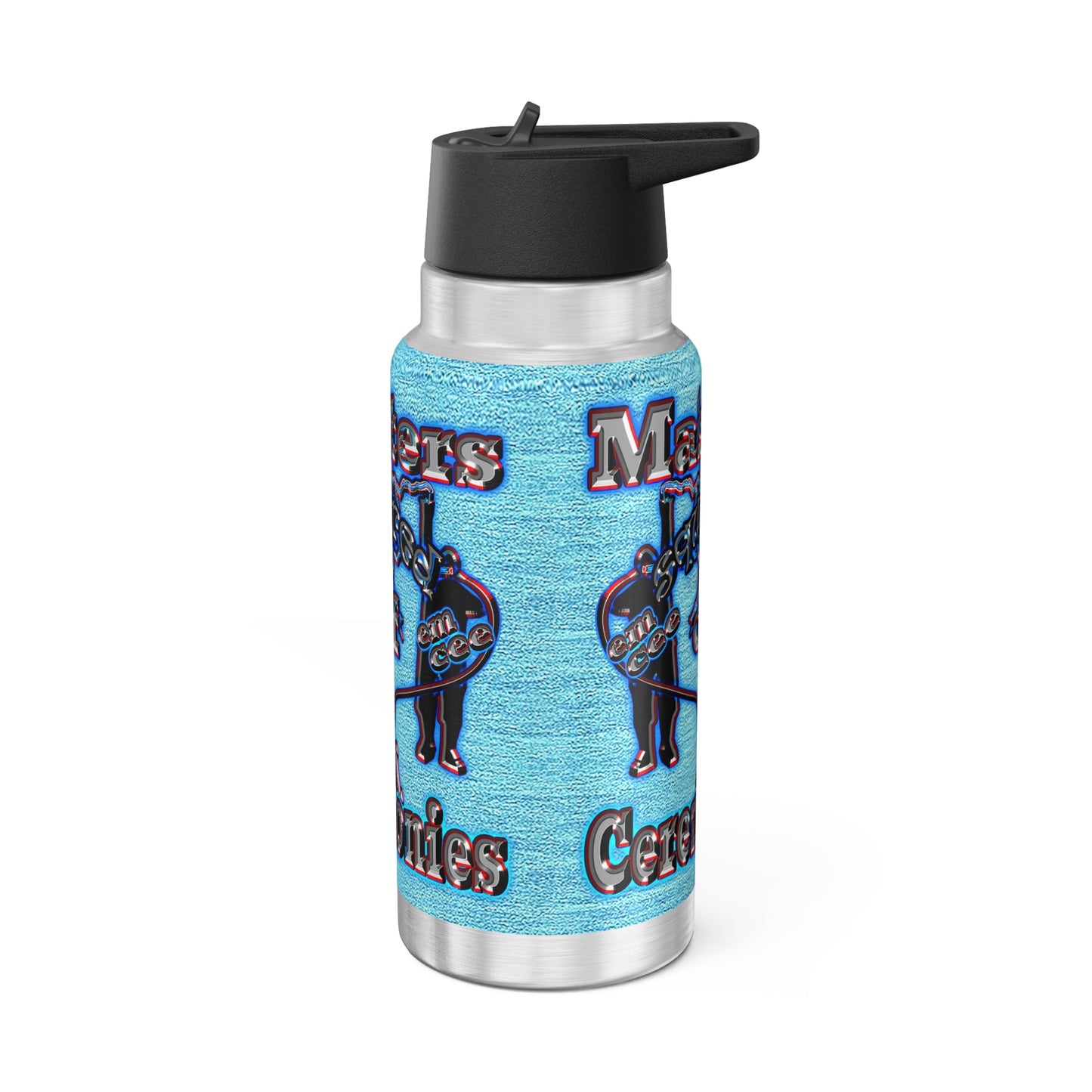 em cee squared - Gator Tumbler, 32oz (faded blue)