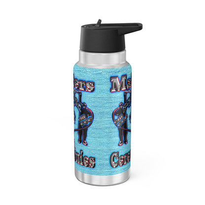 em cee squared - Gator Tumbler, 32oz (faded blue)