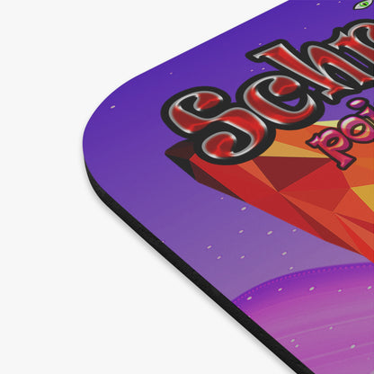 schrodinger's cat - Mouse Pad (Rectangle) (purple-pink wave)