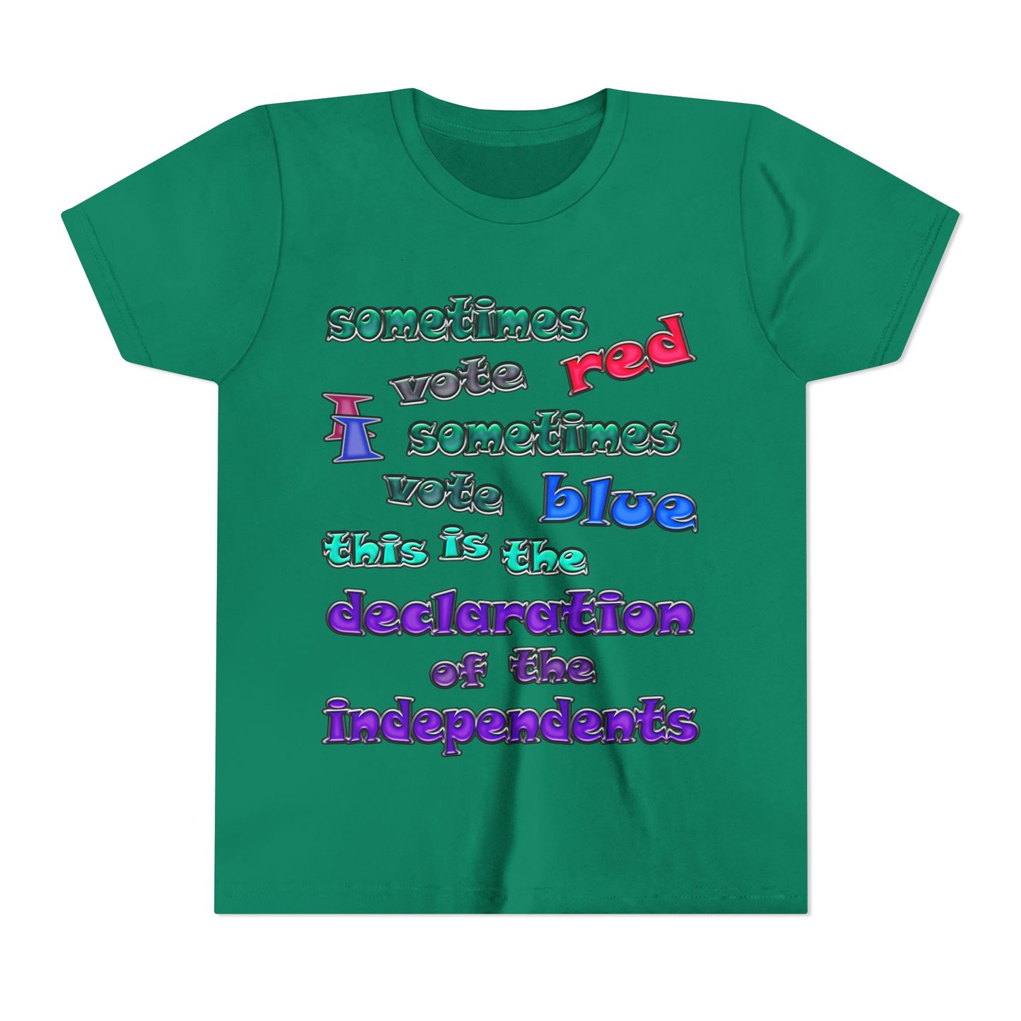 declaration of the independents - Youth Short Sleeve Tee