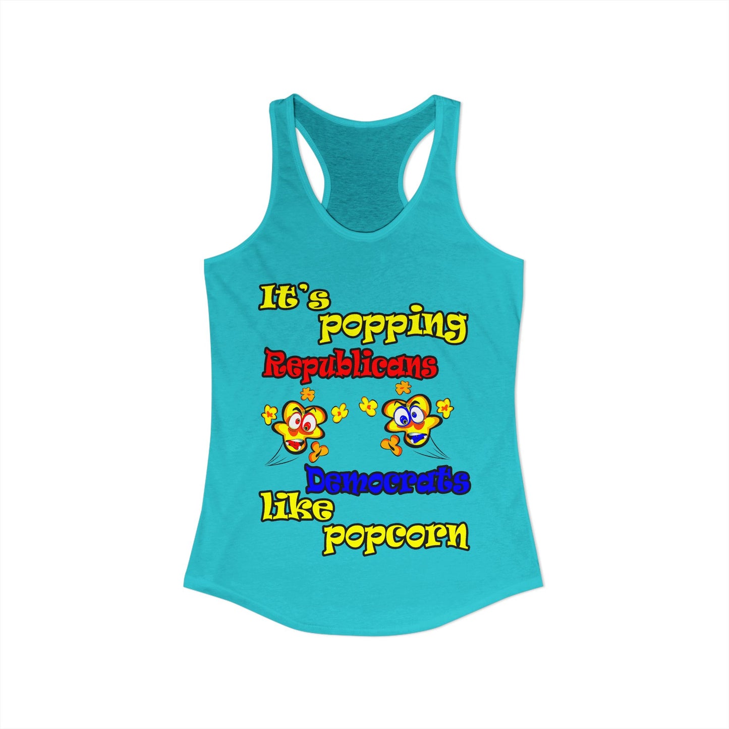 popping like popcorn - Women's Ideal Racerback Tank