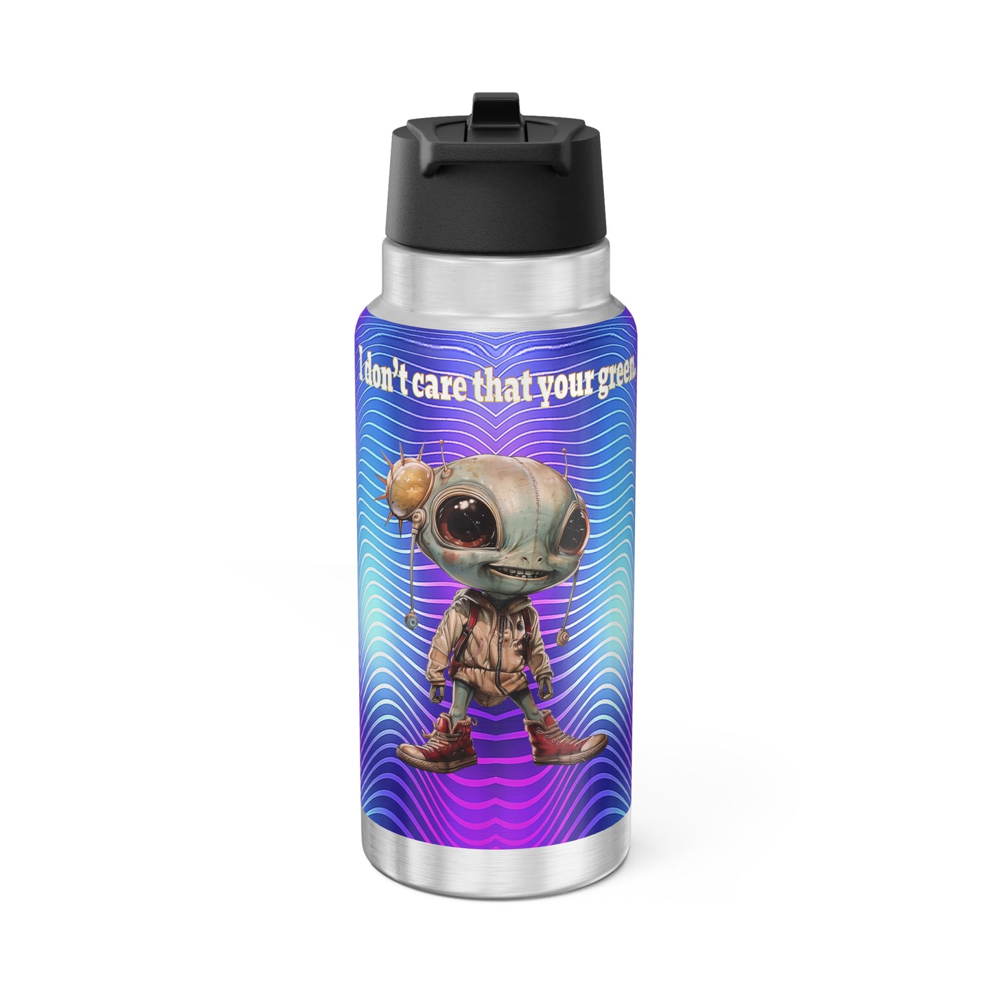 I don't care that your grey - Gator Tumbler, 32oz  (purple wave)