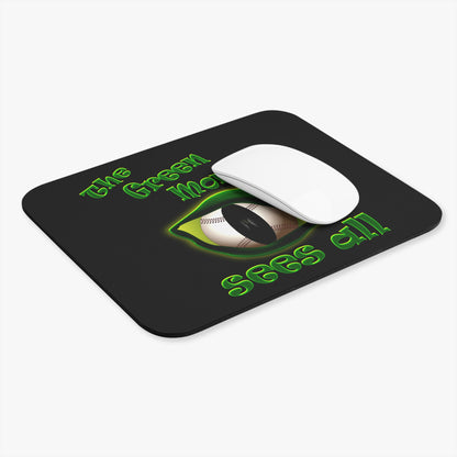 green monster - Mouse Pad (Rectangle) (black)